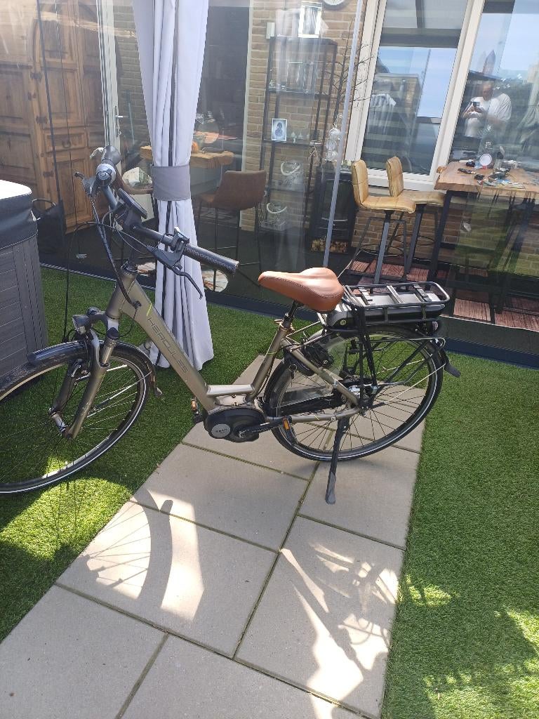 elektrische fiets hercules, Gebruikt, Minder dan 47 cm, 30 tot 50 km per accu, Ophalen