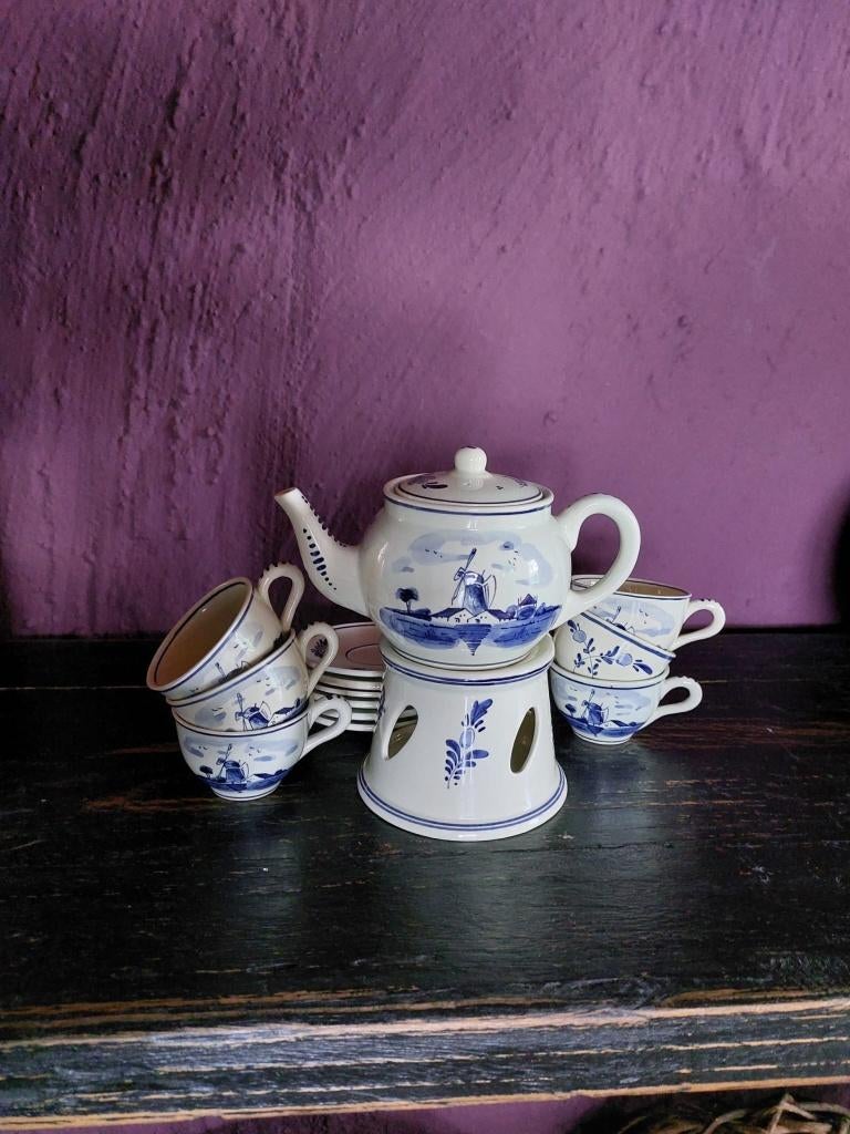 Delfts blauw kinder servies, Antiek en Kunst, Ophalen