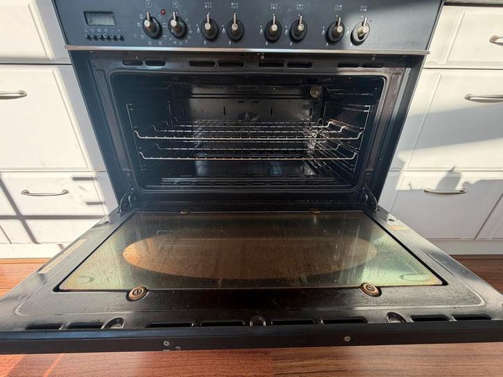 M-System Gasfornuis 6 Pits 90cm Breed, Witgoed en Apparatuur, Fornuizen, Gebruikt, Vrijstaand, Gas, 5 kookzones of meer, 90 tot 95 cm