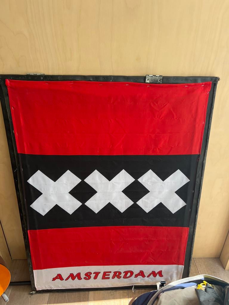 Schilderij Ajax Wilhelmina uit Amsterdams cafe, Ophalen