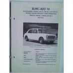 BLMC 1100 1300 Ado 16 Vraagbaak losbladig 1967-1970 #3 Neder, Ophalen of Verzenden, Gelezen, Overige merken