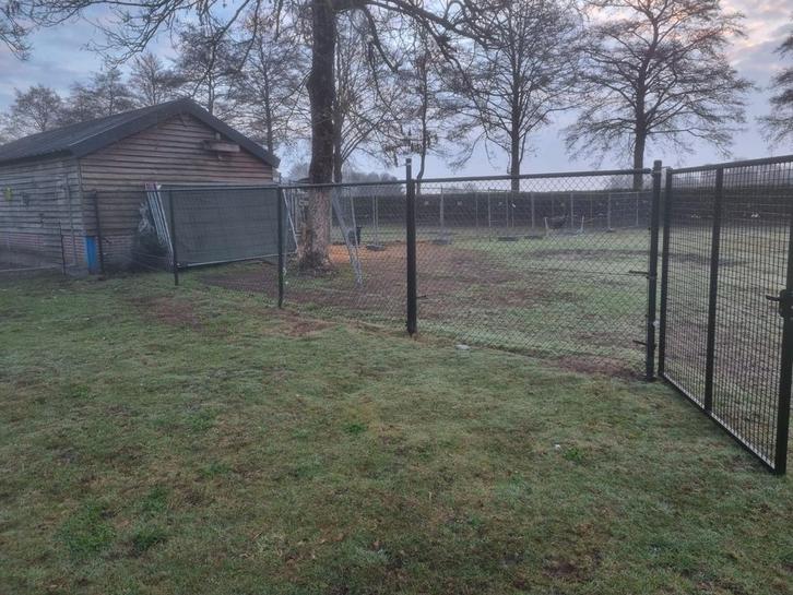 Hekwerk met poort, 12 meter, Tuin en Terras, Tuinhekken en Hekwerk, Ophalen of Verzenden