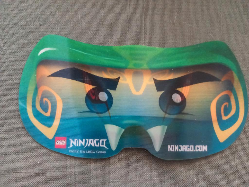 Lego Ninjago masker sticker., Ophalen of Verzenden, Nieuw