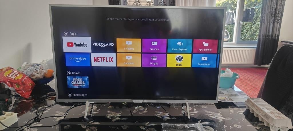 Philips 40 inch Full HD LED android TV, Philips, 50 Hz, Ophalen of Verzenden, Zo goed als nieuw