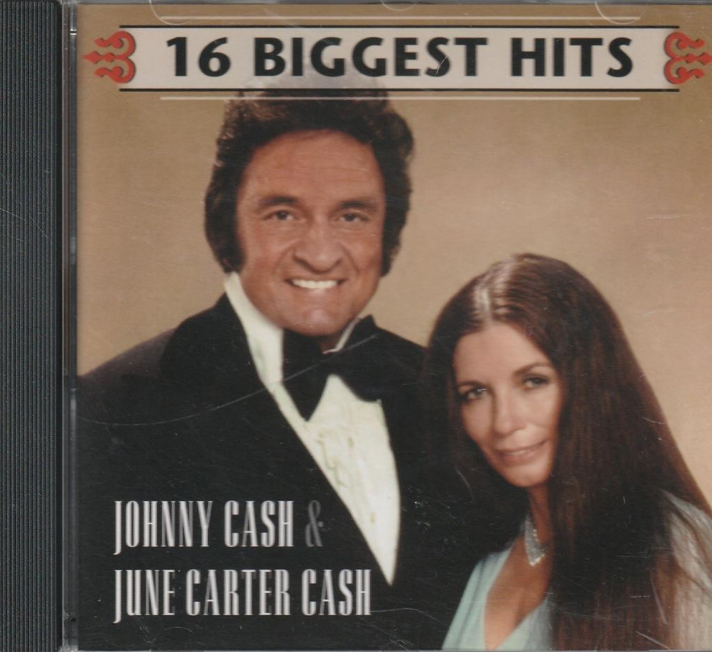 Johnny Cash & June Carter 16 Biggest Hits, Cd's en Dvd's, Verzenden, Zo goed als nieuw