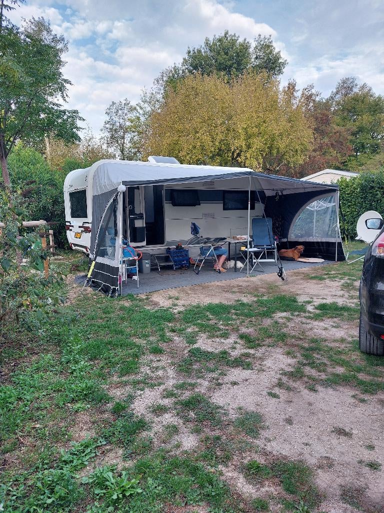 Complete caravanluifel mt 13 incl alu-frame en voorwand, Caravans en Kamperen, Ophalen, Zo goed als nieuw, Polyester, Overige merken