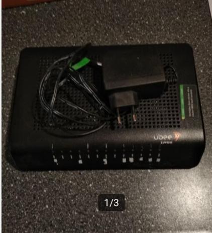 Router, Computers en Software, Routers en Modems, Ophalen of Verzenden, Gebruikt, Router, Ubee