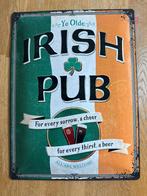 Irish pub bord - bar/mancave decoratie, Ophalen of Verzenden, Gebruikt, Reclamebord