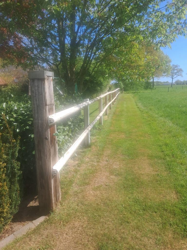 Kunststof omheining voor tuin of weide