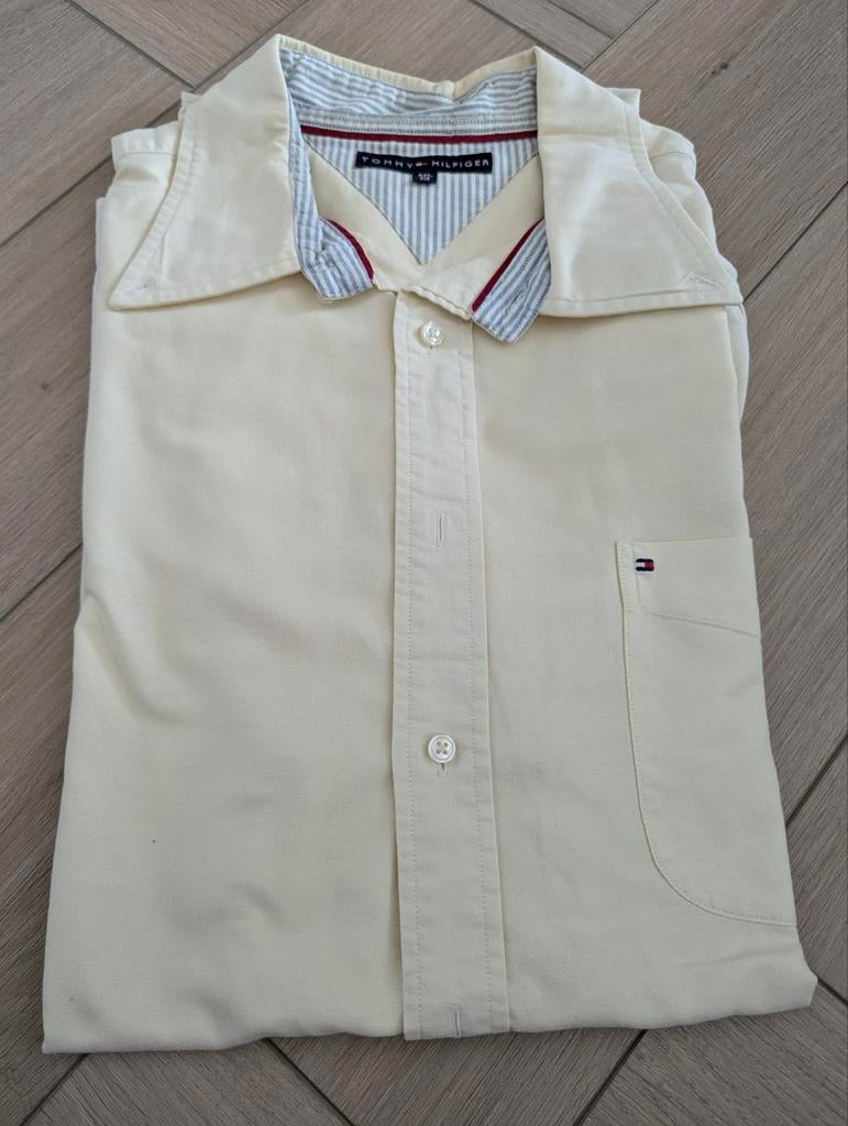 Tommy Hilfiger overhemd korte mouw XXL, Kleding | Heren, Grote Maten, Ophalen of Verzenden, Zo goed als nieuw, Overhemd