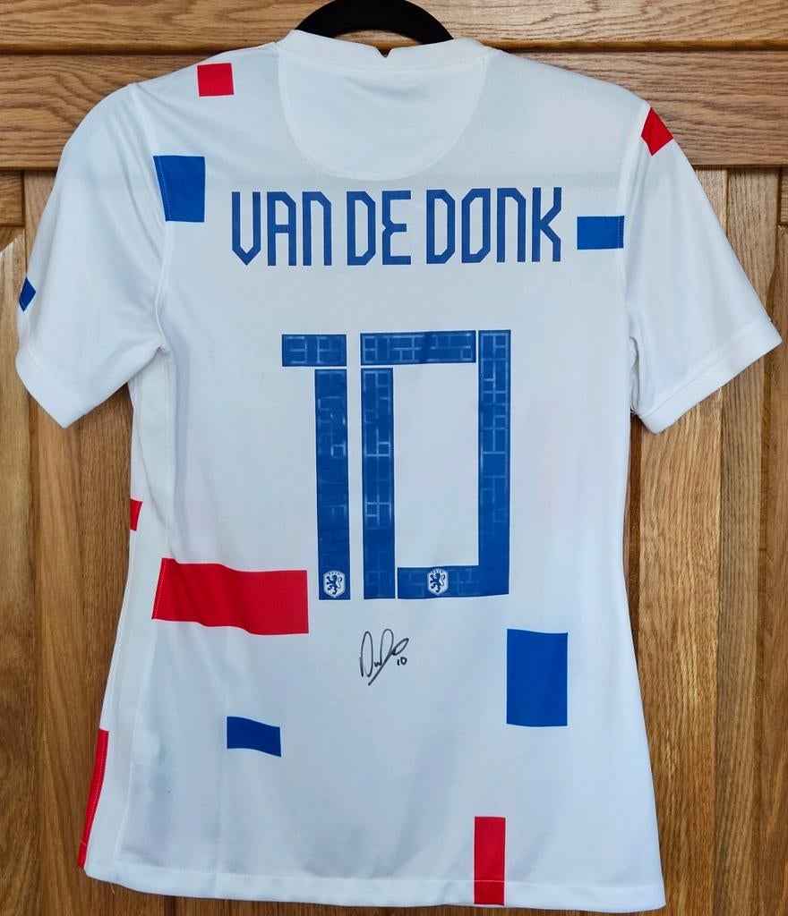 Nederlands elftal shirt Daniëlle vd Donk gesigneerd, Verzenden, Zo goed als nieuw, Shirt