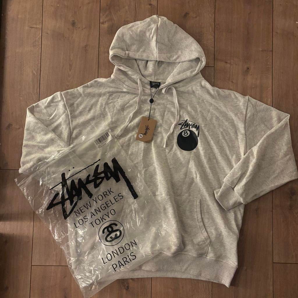 Stussy Hoodie Nieuw - 8 Ball, Ophalen of Verzenden, Nieuw, Maat 46 (S) of kleiner, Grijs
