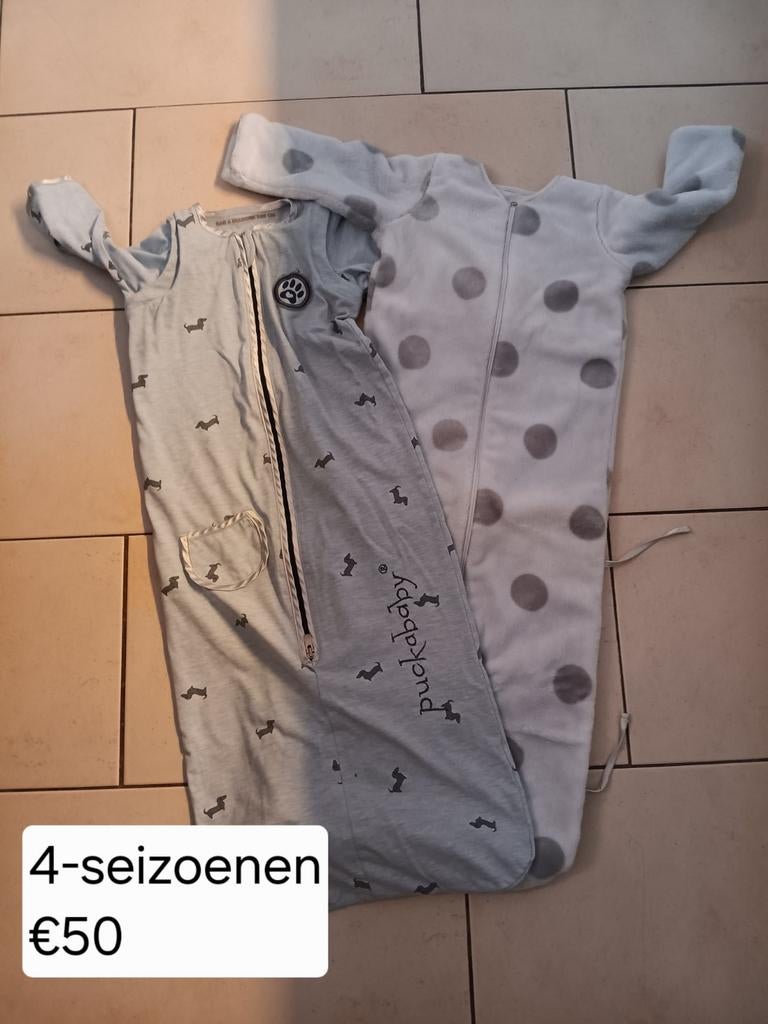Puckababy 4 seizoenen slaapzak 100cm afritsbare mouwen, Ophalen of Verzenden, Gebruikt, 100 cm of meer, Slaapzak