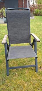 4 verstelbare tuinstoelen, Ophalen, Gebruikt, Overige materialen, Verstelbaar