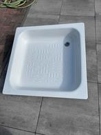 Hoek Douchecabine + Douchebak - Zo goed als nieuw, Doe-het-zelf en Verbouw, Ophalen, Zo goed als nieuw, Glas, Douche