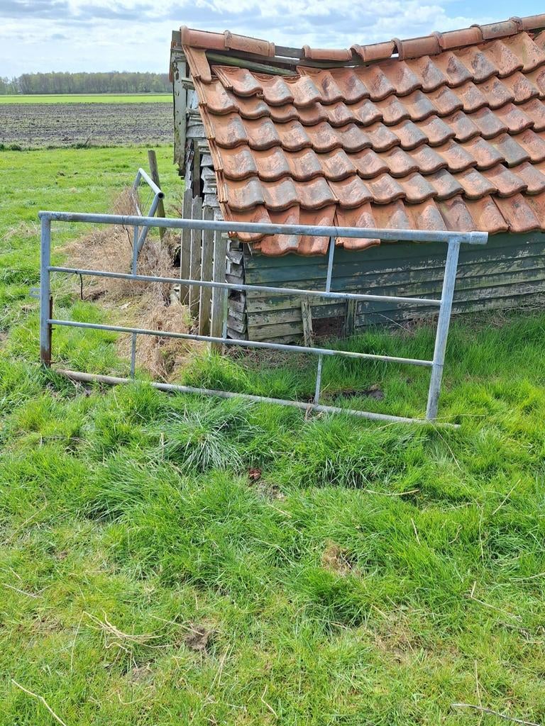 3 gegalvaniseerde weidehekken 250x100 cm, Ophalen of Verzenden, IJzer