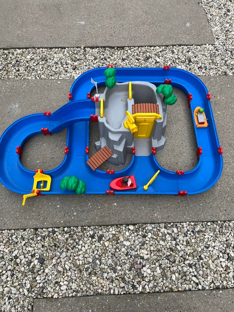 AquaPlay Waterbaan met Berg en Bootjes, Kinderen en Baby's, Speelgoed | Buiten | Los speelgoed, Ophalen, Gebruikt
