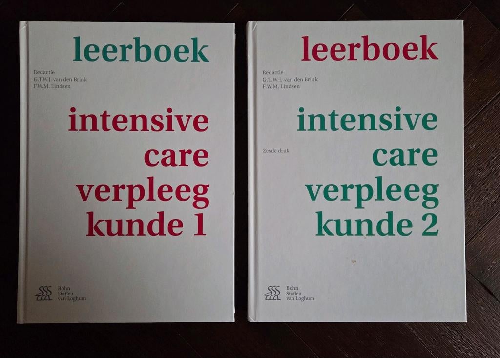 Leerboek Intensive Care Verpleegkunde 1 en 2, Boeken, Studieboeken en Cursussen, Ophalen of Verzenden, Beta, Zo goed als nieuw