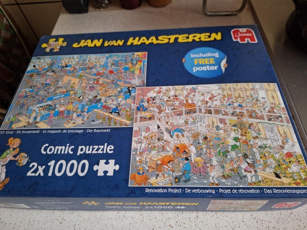 Jan van Haasteren Comic Puzzel - 2x 1000 stukjes, Ophalen of Verzenden