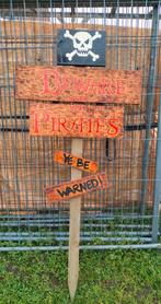 Piraten themafeest welkomstbord, Ophalen, Ring, Bord of Paal