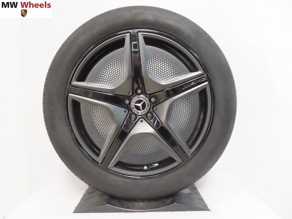Mercedes EQS SUV X296 AMG 21 inch velgen met zomerbanden, Gebruikt, -, 275 mm, -
