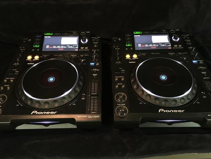 Dj set 2x cdj 2000 1x djm 800 top set ideaal voor beginners!, Ophalen, Gebruikt, Dj-set, Pioneer