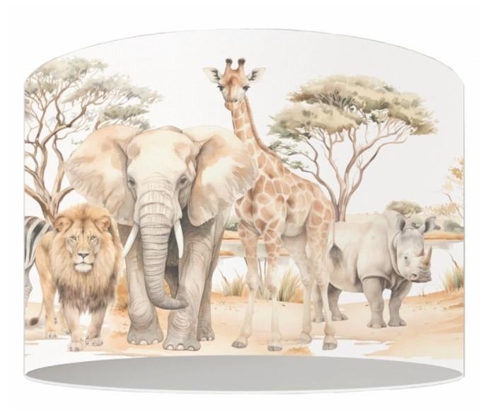 Hanglamp Kinderlamp op Safari Dieren Designed4Kids, Kinderen en Baby's, Designed4Kids, Nieuw, Ophalen of Verzenden, Designed4kids@live.nl