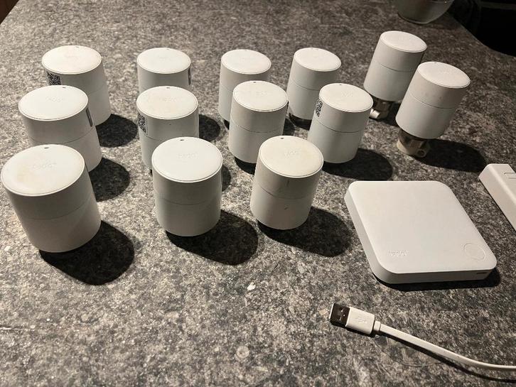 Uitgebreide 16 delige draadloze Tado radiator thermostaat, Doe-het-zelf en Verbouw, Thermostaten, Slimme thermostaat, Ophalen of Verzenden