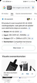 Goede oplader steps hooverbord etc 4 pins, Ophalen of Verzenden, Zo goed als nieuw, Elektrische step (E-scooter)