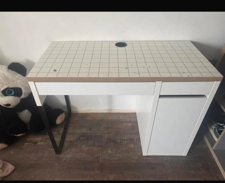 IKEA Bureau met lades en kastje, Huis en Inrichting, Bureaus, Gebruikt, Ophalen