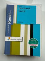 Basisboek Recht, Ophalen of Verzenden, Zo goed als nieuw, Sociale wetenschap