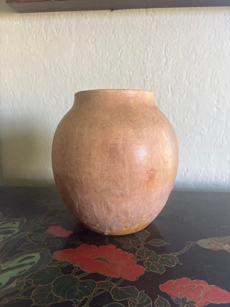 Gesigneerde vaas van K. Mertens (De Zwing) - Noordwijk, Antiek en Kunst, Ophalen of Verzenden