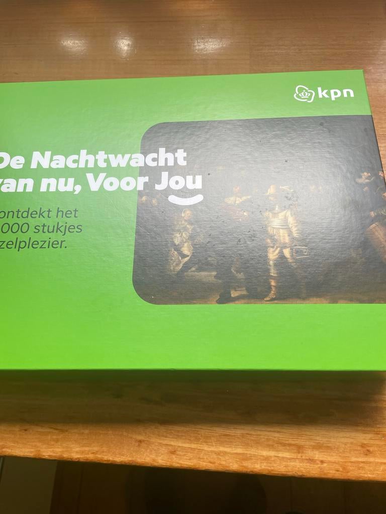 De Nachtwacht puzzel 1000, Hobby en Vrije tijd, Denksport en Puzzels, Ophalen of Verzenden, 500 t/m 1500 stukjes, Zo goed als nieuw