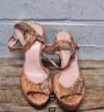 La Pomme de Loveley - Leren sandalen maat 37 - Nieuwstaat, La Pomme de Loveley, Nieuw, Oranje, X