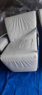 2 luxe lederen fauteuils, Ophalen, Gebruikt, Eenpersoons, 75 tot 100 cm