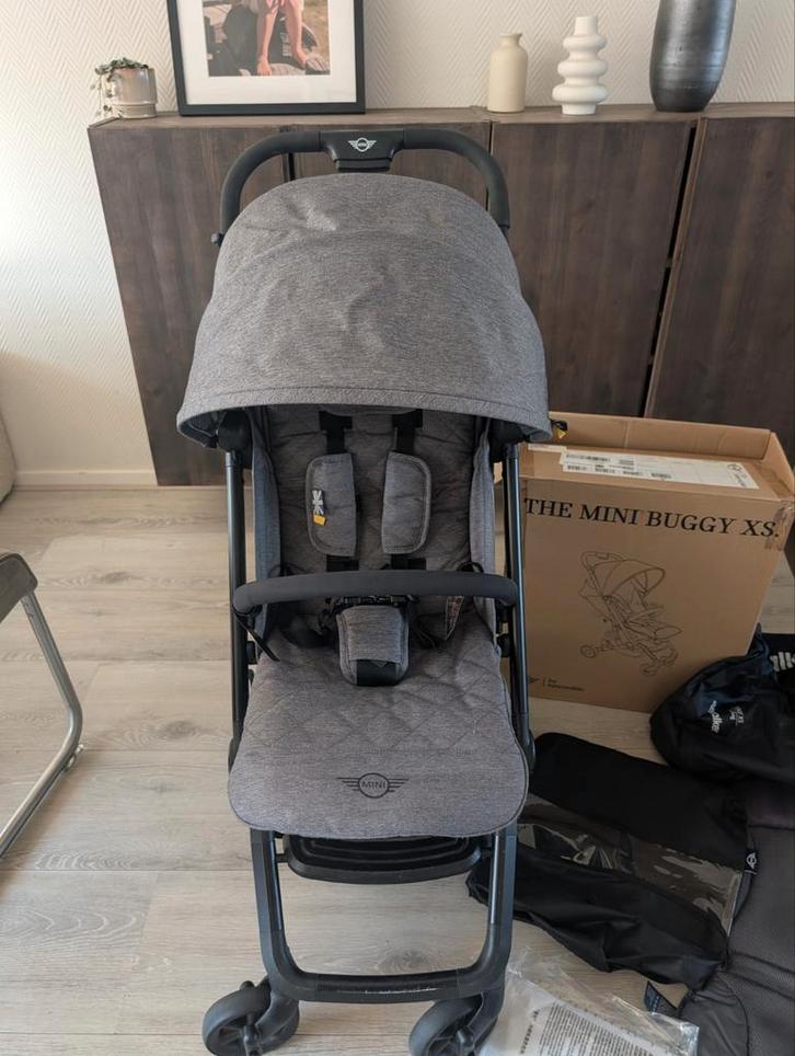 Easywalker Mini Buggy XS - heel goed, Kinderen en Baby's, Buggy's, Gebruikt, Overige merken, Regenhoes, Verstelbare rugleuning