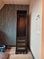 IKEA PAX Kast Zwartgrijs 50x58x201,5cm met 3 Glazen Lades, Huis en Inrichting, Kasten | Kledingkasten, Ophalen, Gebruikt, 200 cm of meer