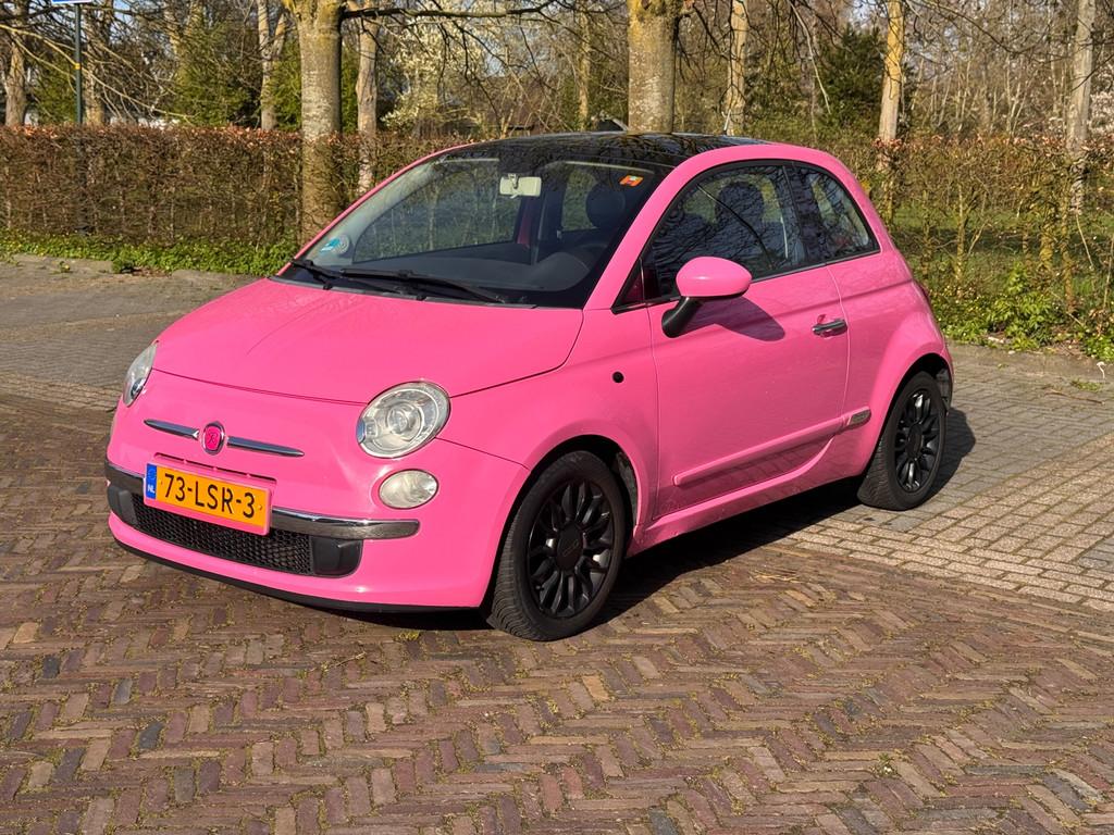 Fiat 500 1.2 Rosa Automaat uit 2010, Auto's, Euro 5, Stof, Gebruikt, 1242 cc