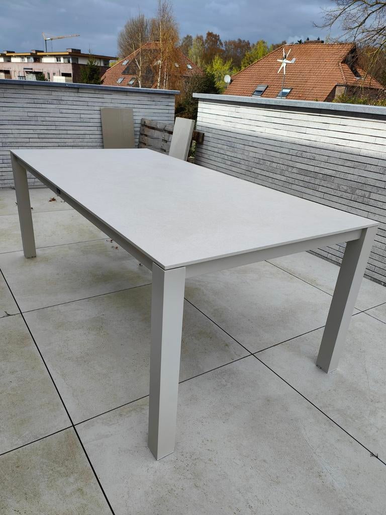 Tuintafel bois le duc, Tuin en Terras, Ophalen, Zo goed als nieuw, Rechthoekig, Aluminium