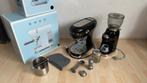 SMEG Koffieset: ECF02 Espressomachine + CGF11 Molen, Witgoed en Apparatuur, Koffiezetapparaten, Ophalen, Espresso apparaat, Koffiebonen