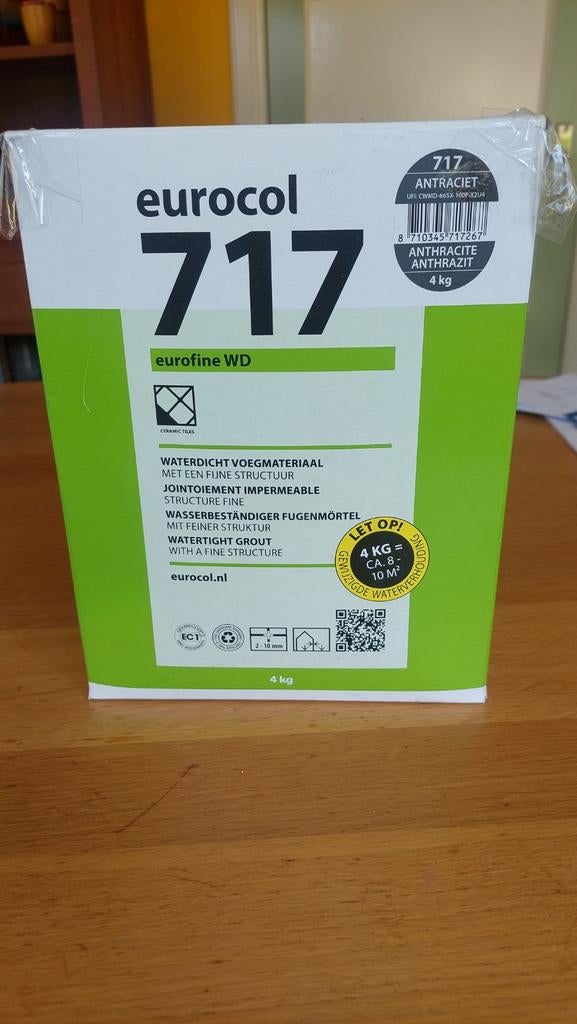 Voegmiddel antraciet, Ophalen, 60 cm of meer, Nieuw, Minder dan 5 m²