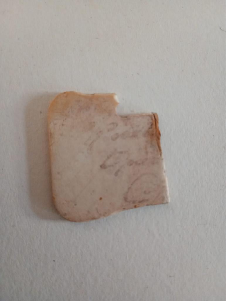 Oud half Nederlands leger naamplaatje identiteitsplaatje, ., Ophalen of Verzenden, ., Nederland