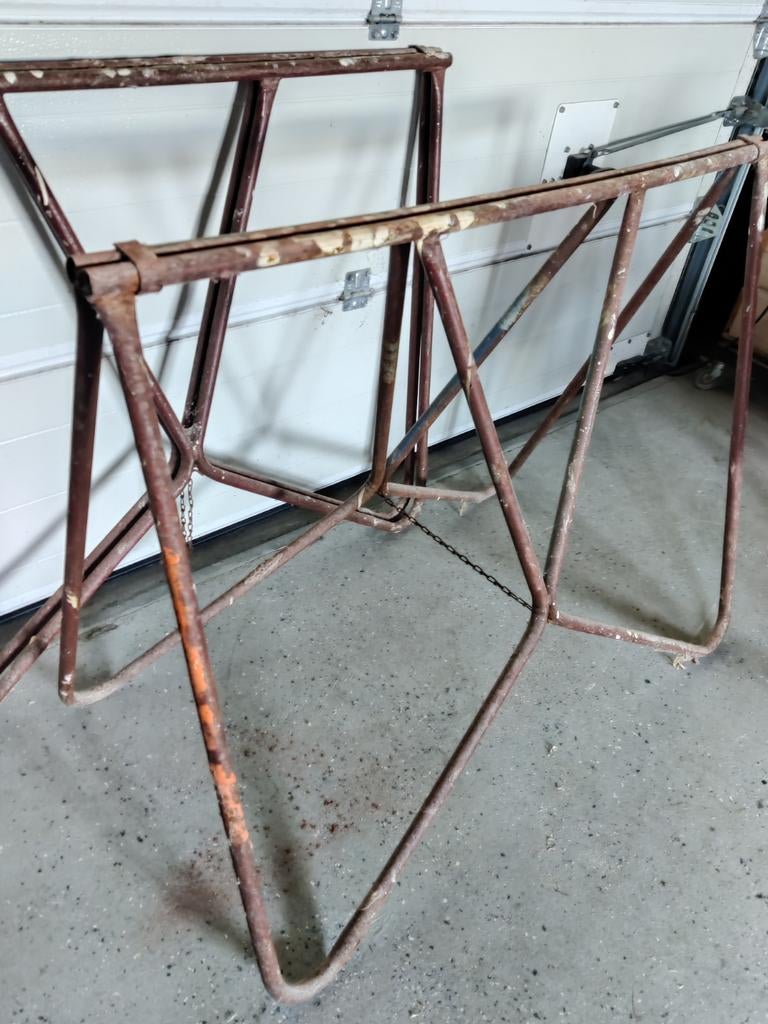 2 gebruikte klapschragen voor steigers, Doe-het-zelf en Verbouw, Steigers, Ophalen