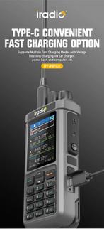 Iradio UV-98 PLUS GPS APRS VHF UHF HF SSB CB AIR 10W, Telecommunicatie, Verzenden, Nieuw, 15 km of meer