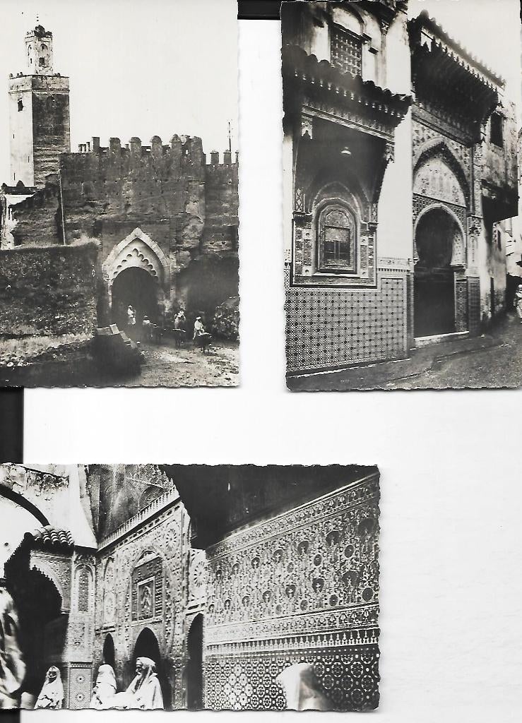 Marokko: Fez el Bali "Kaarten", Verzenden, 1960 tot 1980, Ongelopen, Buiten Europa