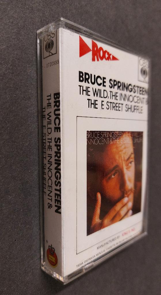 Bruce Springsteen CASSETTE Indonesie The Wild, The Innocent, Cd's en Dvd's, Cassettebandjes, Gebruikt, Verzenden, 1 bandje, Voorbespeeld
