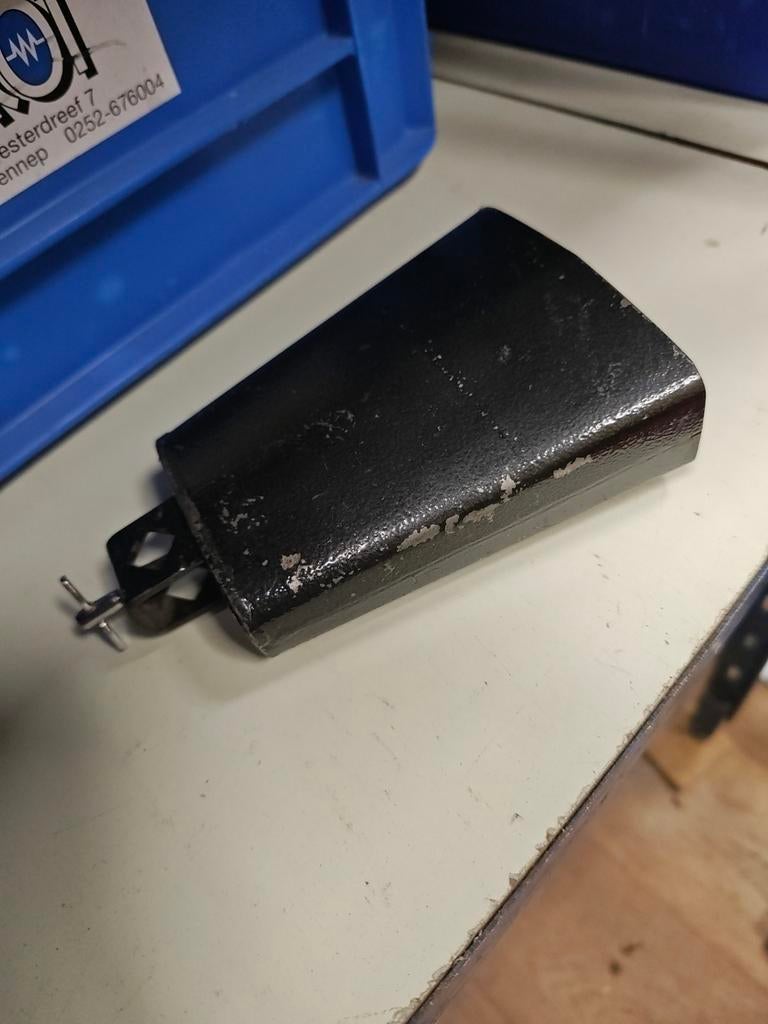 Gebruikte Cowbell - Percussie Instrument, Ophalen of Verzenden, Gebruikt, Overige soorten