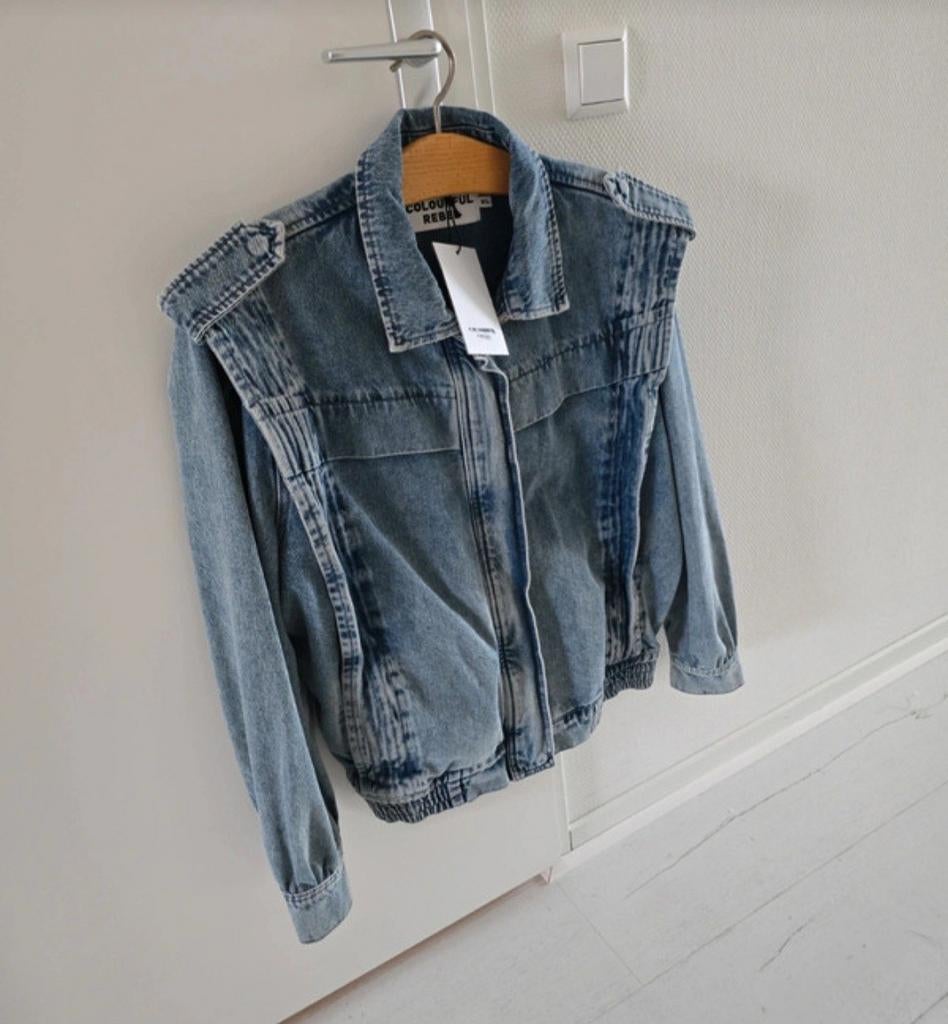 Nieuwe Colourful Rebel oversized bomberjas, Kleding | Dames, Jassen | Zomer, Colourful Rebel, Ophalen of Verzenden, Nieuw, Blauw