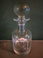 Oude Whiskey karaf met emaille Label, Antiek en Kunst, Ophalen of Verzenden