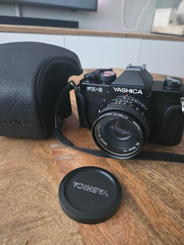 Yashica FX-3 analoge spiegelreflexcamera, Audio, Tv en Foto, Fotocamera's Analoog, Ophalen of Verzenden, Spiegelreflex, Overige Merken